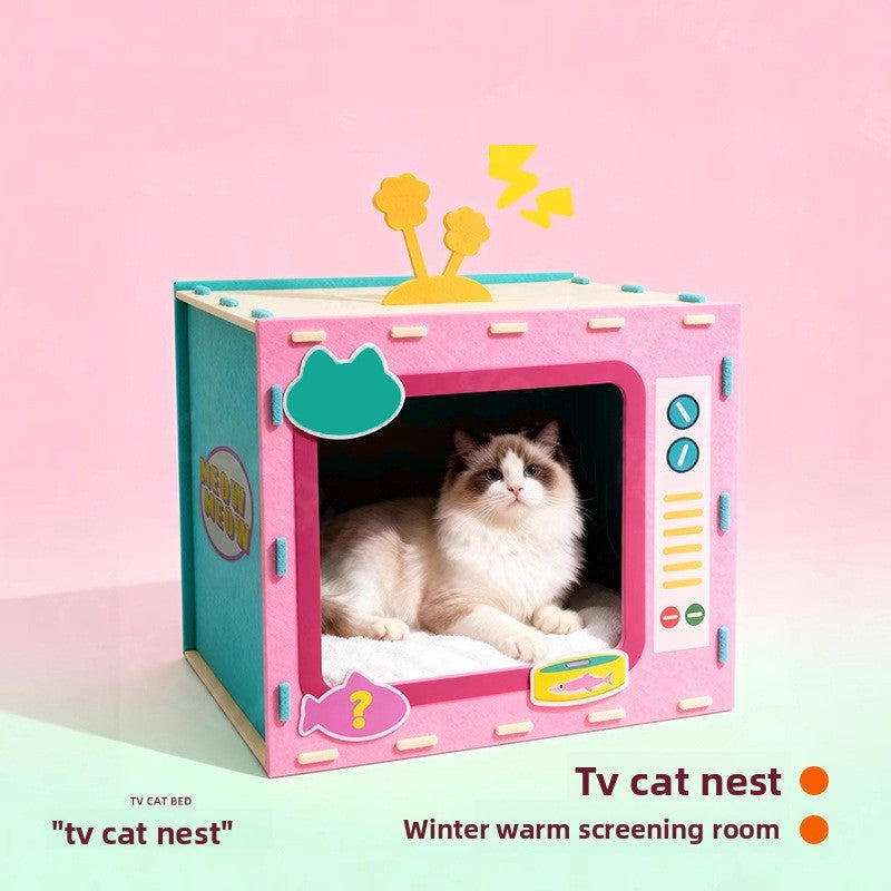 Felt Cat Bed for Ultimate Comfort and Style