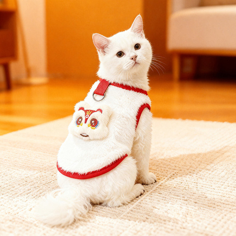 Cat warm coat to prevent hair loss