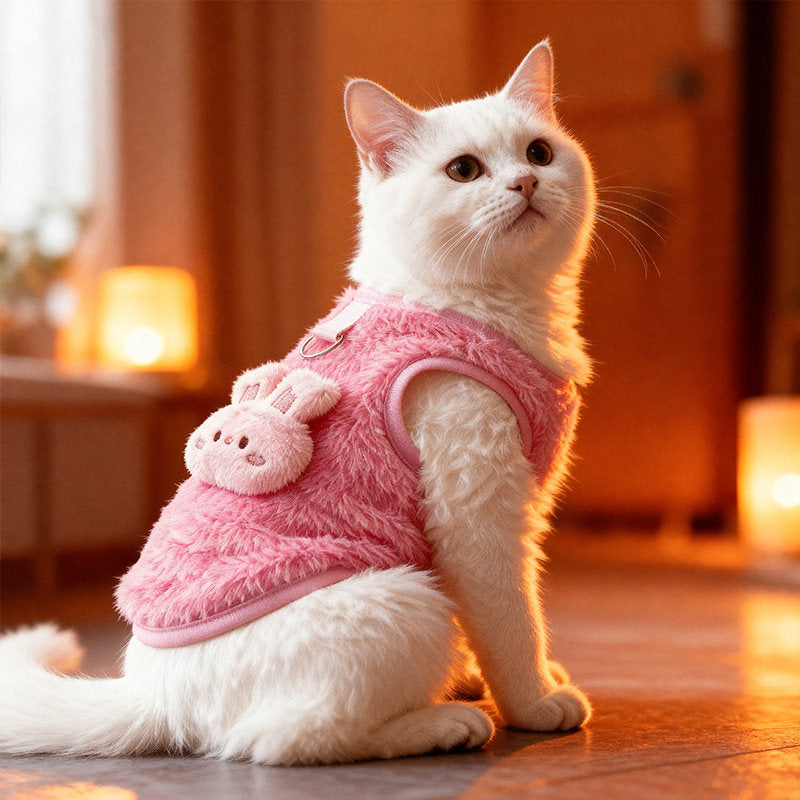 Cat warm coat to prevent hair loss