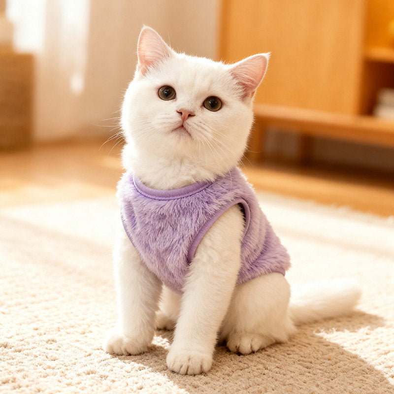 Cat warm coat to prevent hair loss