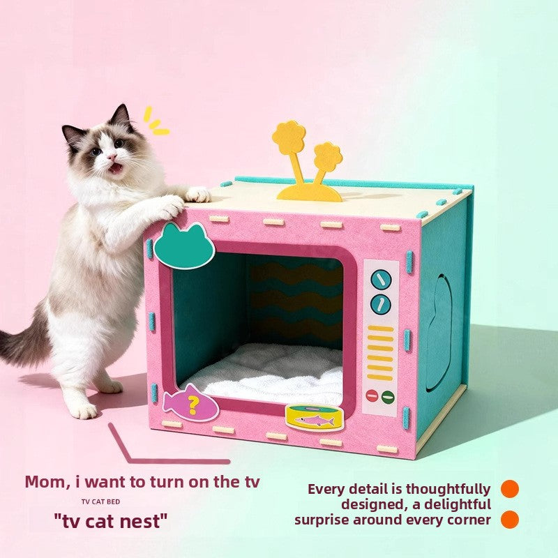 Felt Cat Bed for Ultimate Comfort and Style